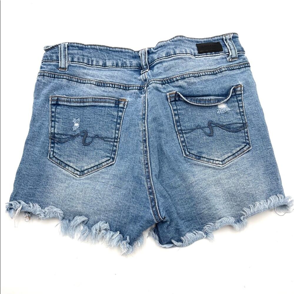 BLACK LABEL C'EST TOI denim jean short light wash size MEDIUM - Picture 4 of 5